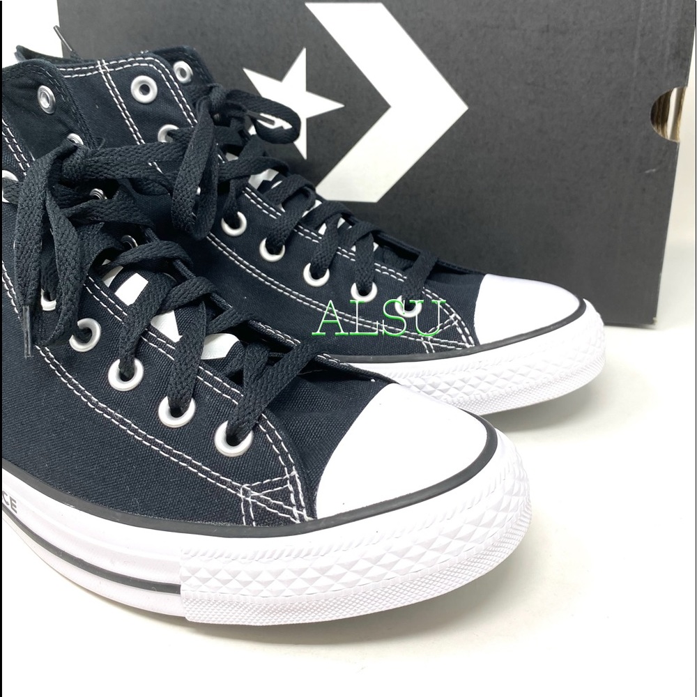 Converse Ctas High Top Canvas Black Men’s Sneakers - Picture 5 of 10
